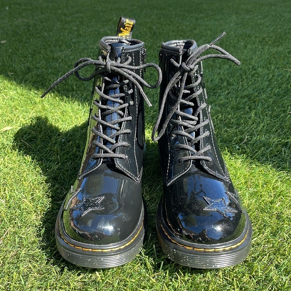 Dr. Martens Black Star Ankle Boots - Picture 15 of 15